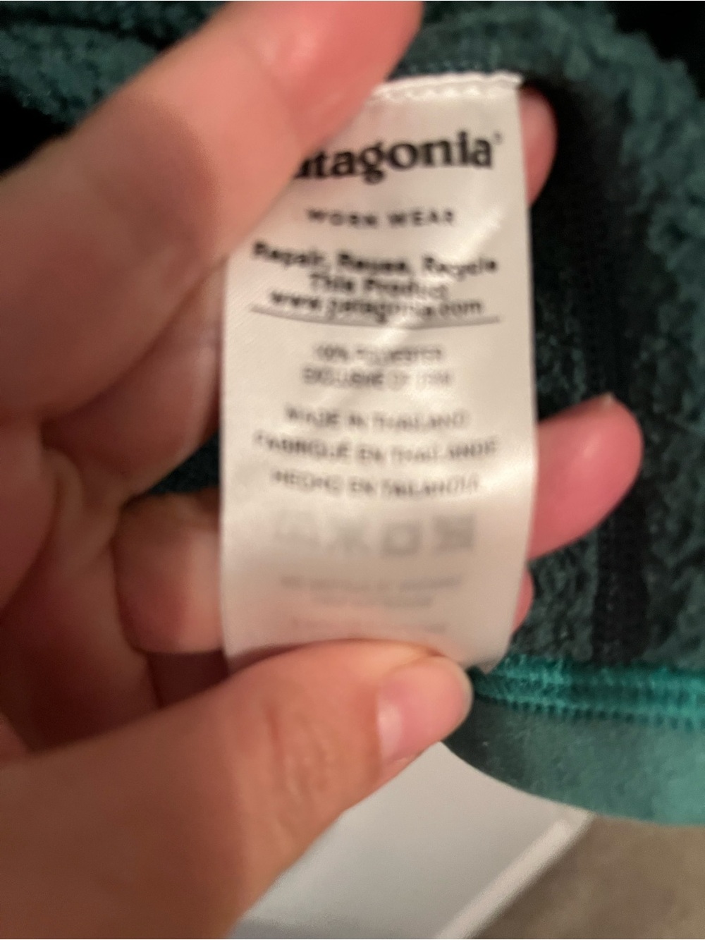 Patagonia women’s sixe small W's Better Sweater® 1/4-Zip green - Picture 6 of 10
